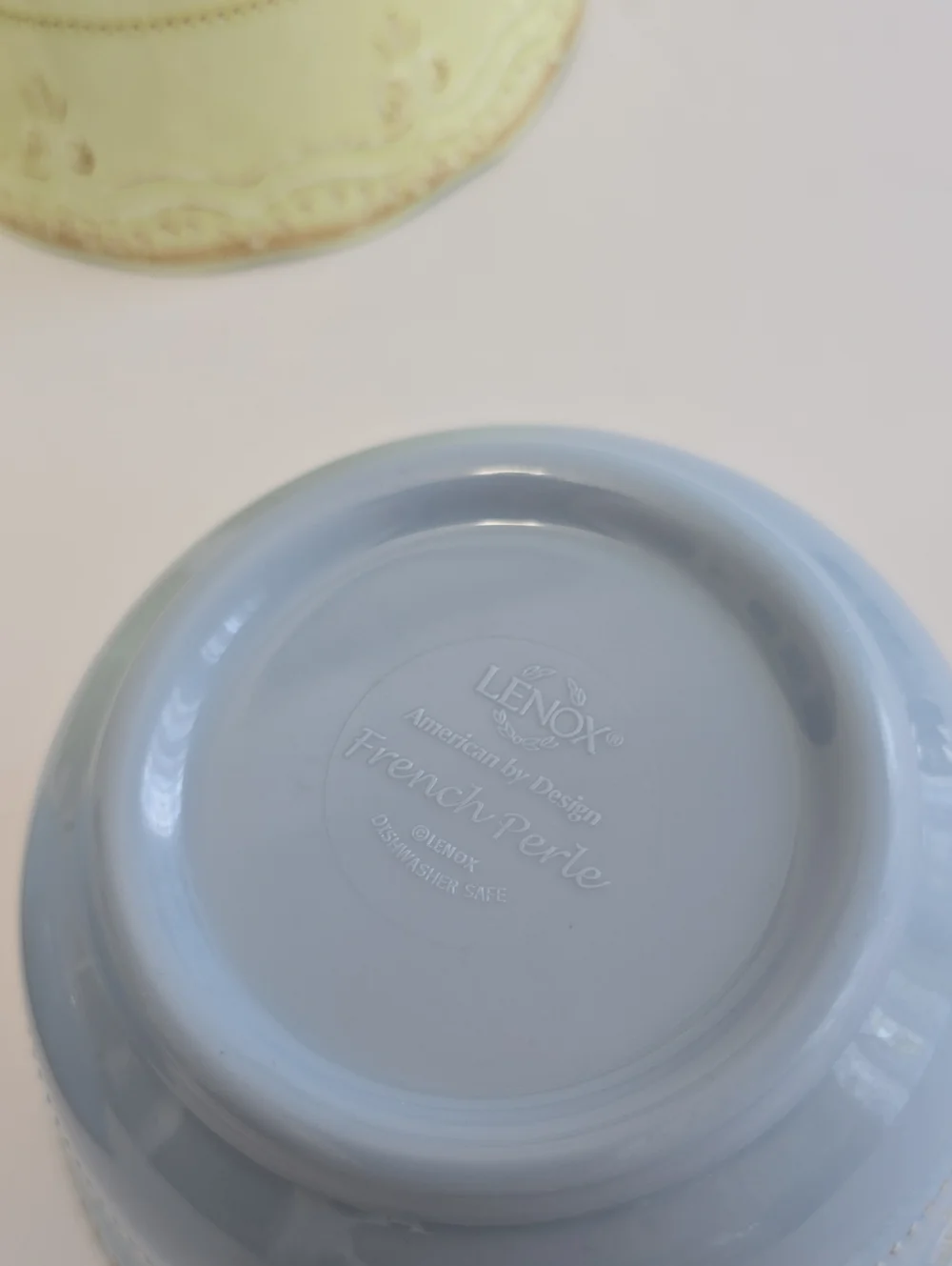 Lenox Set Of 4 French Perle Bowls Melamine Pistachio Green Ice Blue 5 5/8